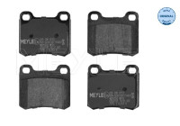 Kit de plaquettes de frein, frein à disque MEYLE-ORIGINAL Quality 025 206 8713
