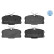 Kit de plaquettes de frein, frein à disque MEYLE-ORIGINAL Quality 025 207 5118