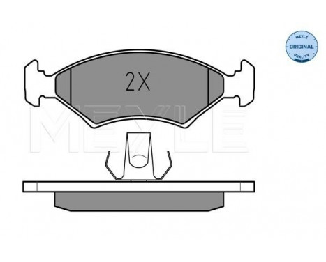 Kit de plaquettes de frein, frein à disque MEYLE-ORIGINAL Quality 025 207 5318