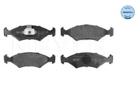 Kit de plaquettes de frein, frein à disque MEYLE-ORIGINAL Quality 025 207 5318