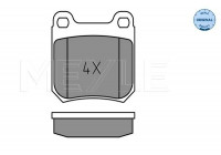 Kit de plaquettes de frein, frein à disque MEYLE-ORIGINAL Quality 025 210 5015