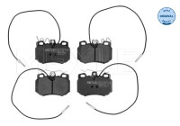 Kit de plaquettes de frein, frein à disque MEYLE-ORIGINAL Quality 025 210 8017/W