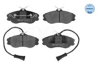 Kit de plaquettes de frein, frein à disque MEYLE-ORIGINAL Quality 025 211 3819/W