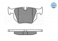 Kit de plaquettes de frein, frein à disque MEYLE-ORIGINAL Quality 025 212 8217