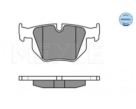 Kit de plaquettes de frein, frein à disque MEYLE-ORIGINAL Quality 025 212 8217