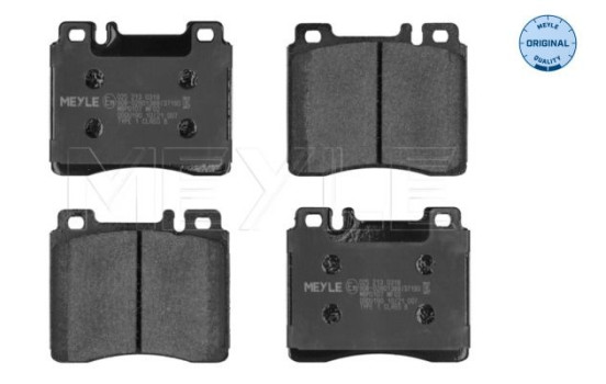 Kit de plaquettes de frein, frein à disque MEYLE-ORIGINAL Quality 025 213 0318