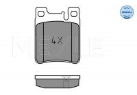 Kit de plaquettes de frein, frein à disque MEYLE-ORIGINAL Quality 025 213 0515