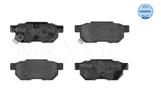 Kit de plaquettes de frein, frein à disque MEYLE-ORIGINAL Quality 025 213 1313/W