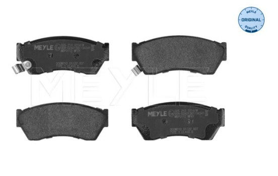 Kit de plaquettes de frein, frein à disque MEYLE-ORIGINAL Quality 025 213 3314/W, Image 2