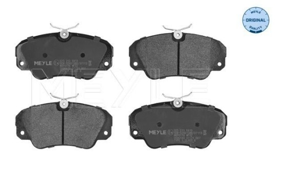 Kit de plaquettes de frein, frein à disque MEYLE-ORIGINAL Quality 025 213 6819, Image 2