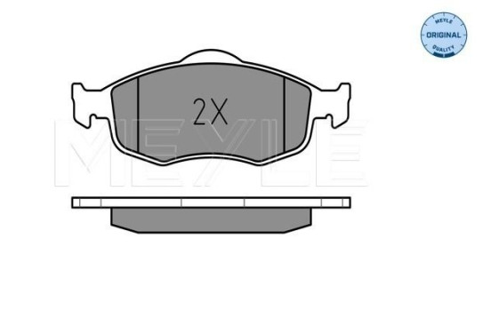 Kit de plaquettes de frein, frein à disque MEYLE-ORIGINAL Quality 025 213 9618/W, Image 2