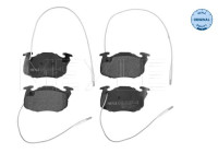 Kit de plaquettes de frein, frein à disque MEYLE-ORIGINAL Quality 025 214 1418/W
