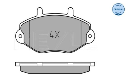 Kit de plaquettes de frein, frein à disque MEYLE-ORIGINAL Quality 025 214 6918, Image 2