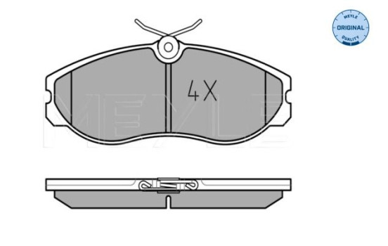 Kit de plaquettes de frein, frein à disque MEYLE-ORIGINAL Quality 025 214 8115, Image 2
