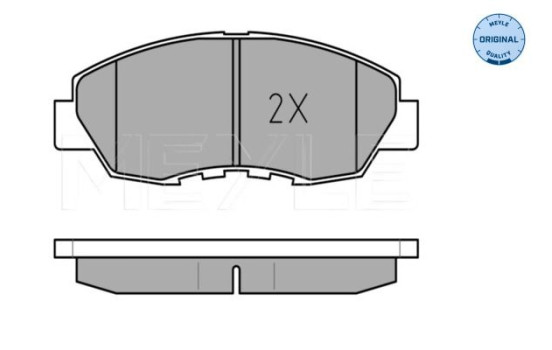 Kit de plaquettes de frein, frein à disque MEYLE-ORIGINAL Quality 025 214 9918/W, Image 3