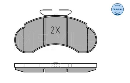 Kit de plaquettes de frein, frein à disque MEYLE-ORIGINAL Quality 025 215 7314, Image 2