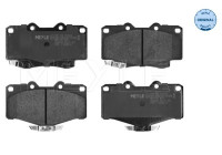 Kit de plaquettes de frein, frein à disque MEYLE-ORIGINAL Quality 025 216 7915/W