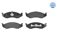 Kit de plaquettes de frein, frein à disque MEYLE-ORIGINAL Quality 025 218 2217