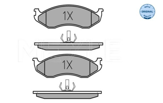 Kit de plaquettes de frein, frein à disque MEYLE-ORIGINAL Quality 025 218 2217, Image 2