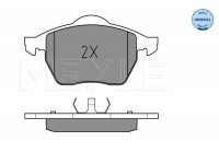 Kit de plaquettes de frein, frein à disque MEYLE-ORIGINAL Quality 025 218 4819