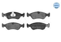 Kit de plaquettes de frein, frein à disque MEYLE-ORIGINAL Quality 025 218 6217