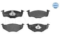 Kit de plaquettes de frein, frein à disque MEYLE-ORIGINAL Quality 025 218 6617