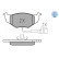 Kit de plaquettes de frein, frein à disque MEYLE-ORIGINAL Quality 025 218 6817/W, Vignette 2