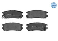 Kit de plaquettes de frein, frein à disque MEYLE-ORIGINAL Quality 025 218 7514/W