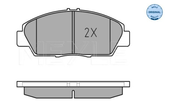 Kit de plaquettes de frein, frein à disque MEYLE-ORIGINAL Quality 025 218 7918/W, Image 3
