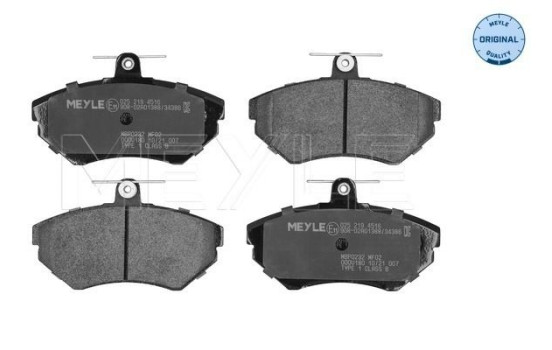 Kit de plaquettes de frein, frein à disque MEYLE-ORIGINAL Quality 025 219 4516, Image 2