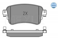 Kit de plaquettes de frein, frein à disque MEYLE-ORIGINAL Quality 025 225 8818