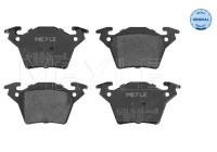 Kit de plaquettes de frein, frein à disque MEYLE-ORIGINAL Quality 025 230 2017