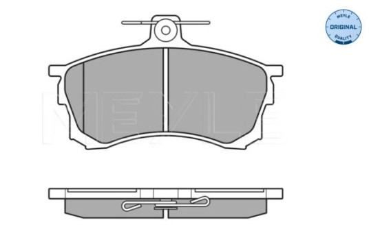 Kit de plaquettes de frein, frein à disque MEYLE-ORIGINAL Quality 025 230 8015, Image 2