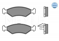 Kit de plaquettes de frein, frein à disque MEYLE-ORIGINAL Quality 025 231 0315