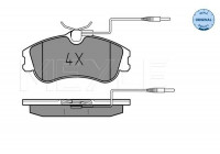 Kit de plaquettes de frein, frein à disque MEYLE-ORIGINAL Quality 025 231 2419/W