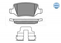 Kit de plaquettes de frein, frein à disque MEYLE-ORIGINAL Quality 025 231 3814