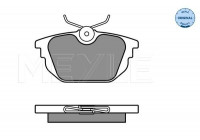 Kit de plaquettes de frein, frein à disque MEYLE-ORIGINAL Quality 025 231 7714