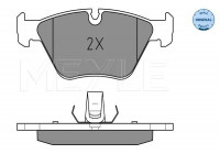 Kit de plaquettes de frein, frein à disque MEYLE-ORIGINAL Quality 025 231 8320
