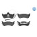 Kit de plaquettes de frein, frein à disque MEYLE-ORIGINAL Quality 025 231 9017/W