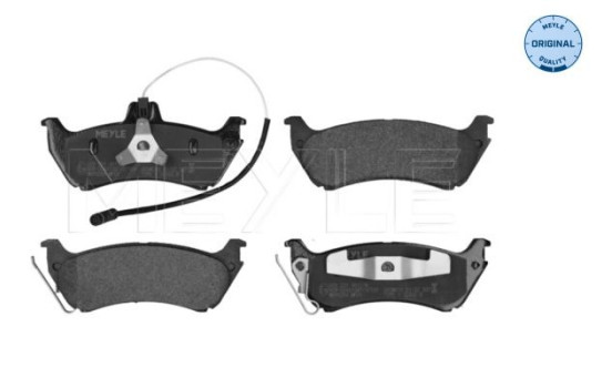 Kit de plaquettes de frein, frein à disque MEYLE-ORIGINAL Quality 025 231 9017/W
