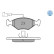 Kit de plaquettes de frein, frein à disque MEYLE-ORIGINAL Quality 025 232 2018/W, Vignette 2