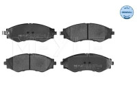 Kit de plaquettes de frein, frein à disque MEYLE-ORIGINAL Quality 025 232 3417/W
