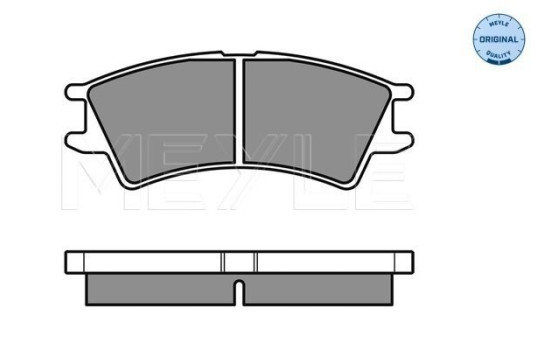 Kit de plaquettes de frein, frein à disque MEYLE-ORIGINAL Quality 025 232 3816/W