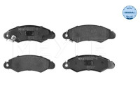Kit de plaquettes de frein, frein à disque MEYLE-ORIGINAL Quality 025 232 9614/W