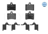 Kit de plaquettes de frein, frein à disque MEYLE-ORIGINAL Quality 025 233 0515