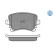 Kit de plaquettes de frein, frein à disque MEYLE-ORIGINAL Quality 025 233 2617