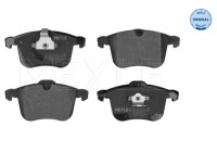 Kit de plaquettes de frein, frein à disque MEYLE-ORIGINAL Quality 025 234 0419