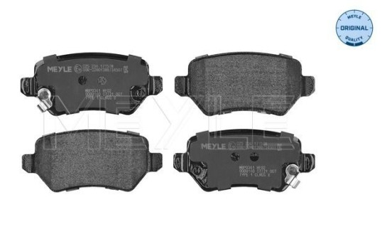 Kit de plaquettes de frein, frein à disque MEYLE-ORIGINAL Quality 025 234 1715/W, Image 3