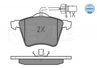Kit de plaquettes de frein, frein à disque MEYLE-ORIGINAL Quality 025 234 1819/W
