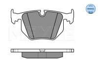 Kit de plaquettes de frein, frein à disque MEYLE-ORIGINAL Quality 025 234 4717